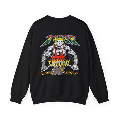 Jawaiian Strength Tuff Enough Vintage Design 90s New Print Unisex Heavy Blend™ Crewneck Sweatshirt