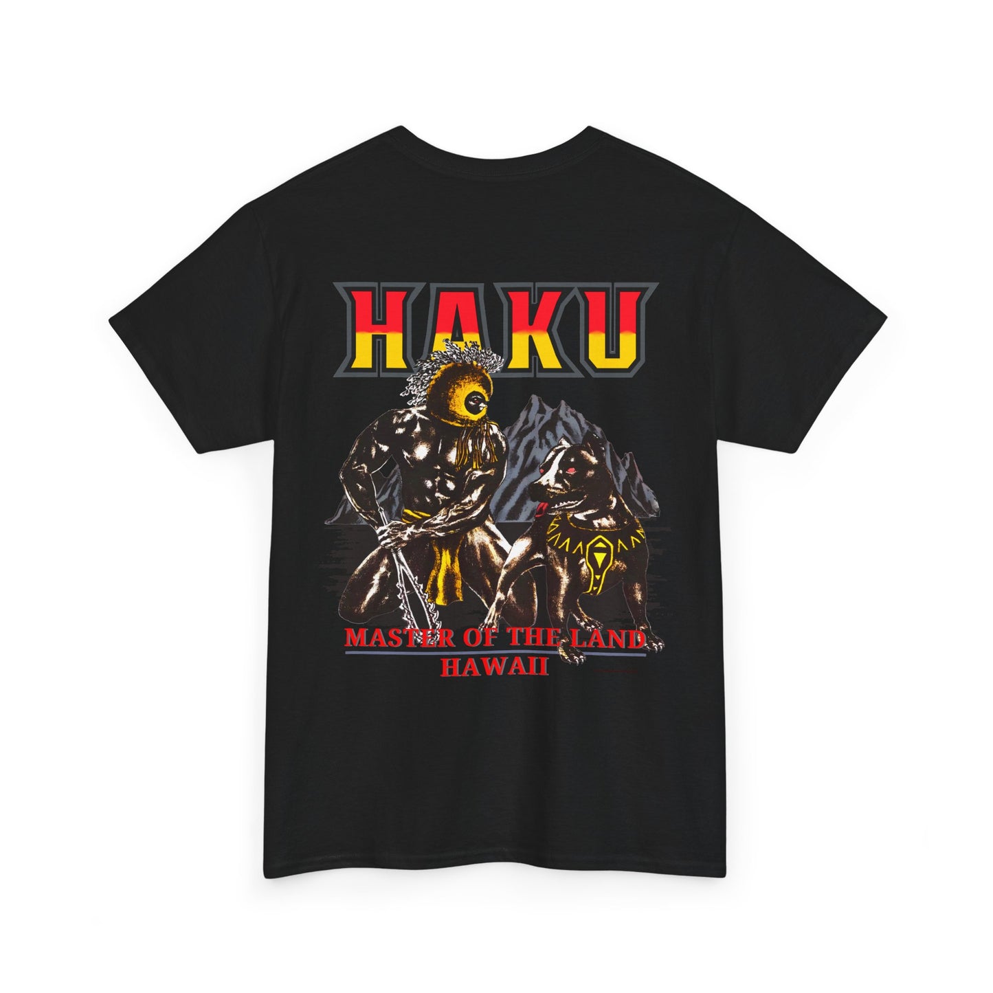 Hawaiian Strength Haku Master of the Land Hawaii Vintage Design 90s New Print Unisex Heavy Cotton Tee