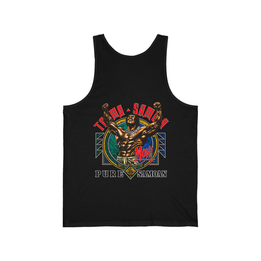 Samoan Strength Pure Samoan Tama Samoa Unisex Jersey Tank