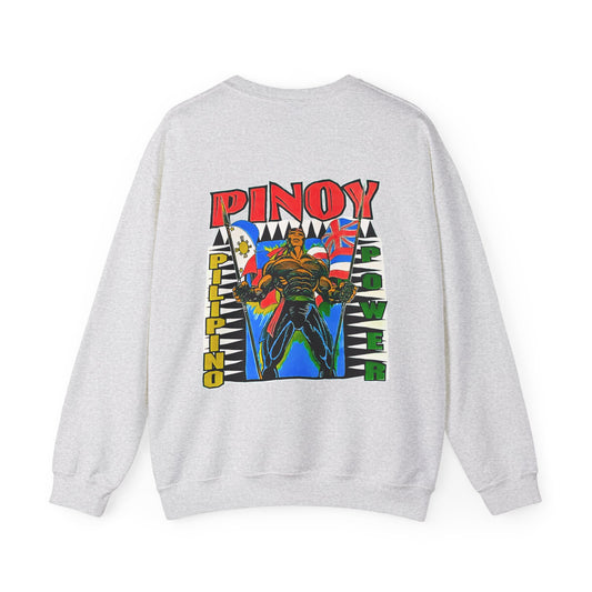 Filipino Strength Pinoy Pilipino Power Vintage Design 90s New Print Unisex Heavy Blend™ Crewneck Sweatshirt