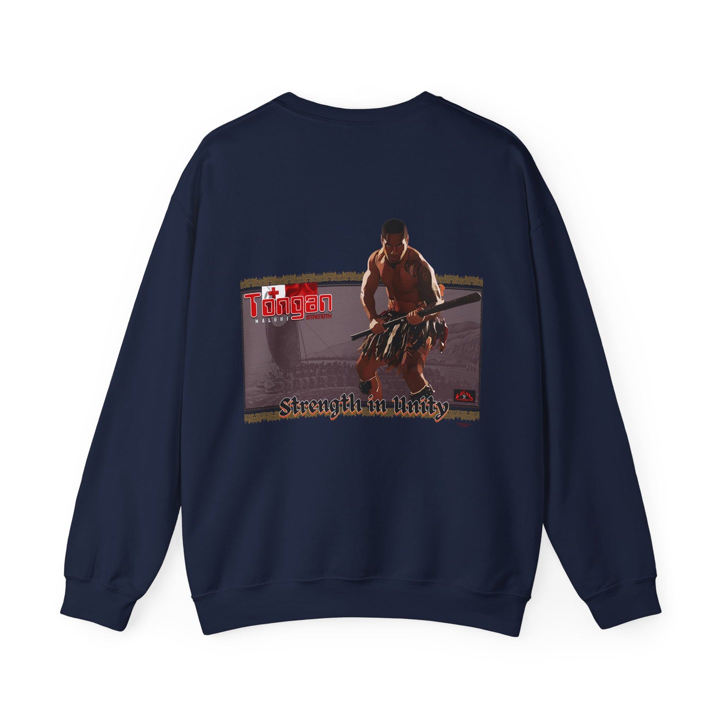 Local Strength Tongan Strength Malohi Stregnth in Unity Unisex Heavy Blend™ Crewneck Sweatshirt