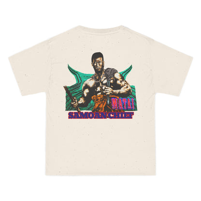 Samoan Strength Samoan Chief Matai Vintage Design 90s New Print Beefy-T®  Short-Sleeve T-Shirt