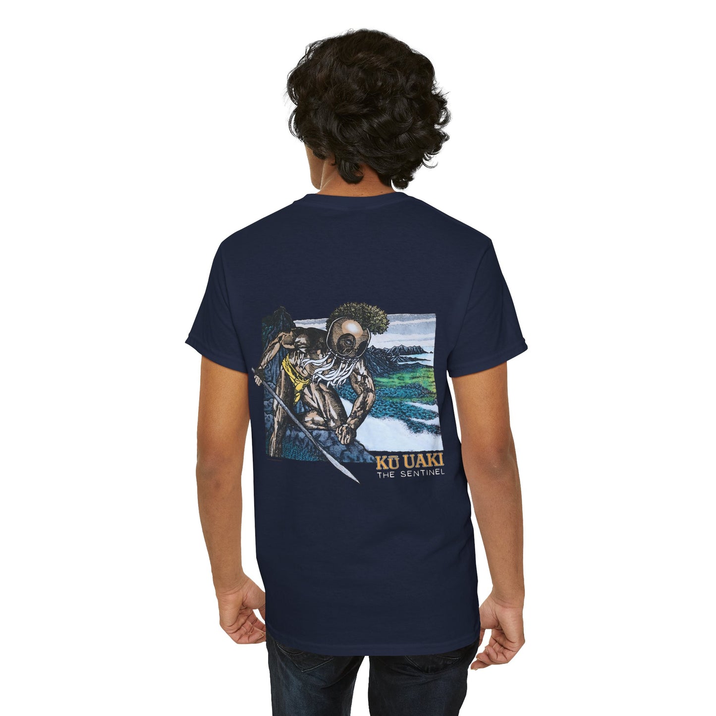 Hawaiian Strength Ku Uaki The Sentinel Unisex Heavy Cotton Tee
