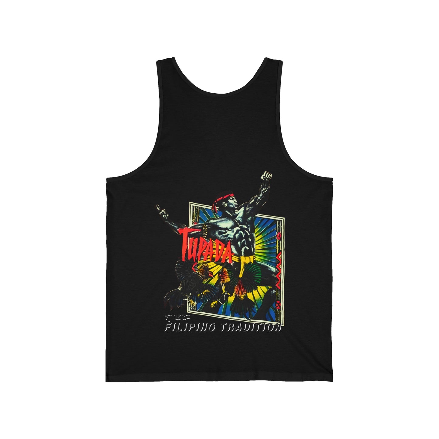 Filipino Strength Tupada Filipino Tradition Vintage Design 90s New Print Unisex Jersey Tank