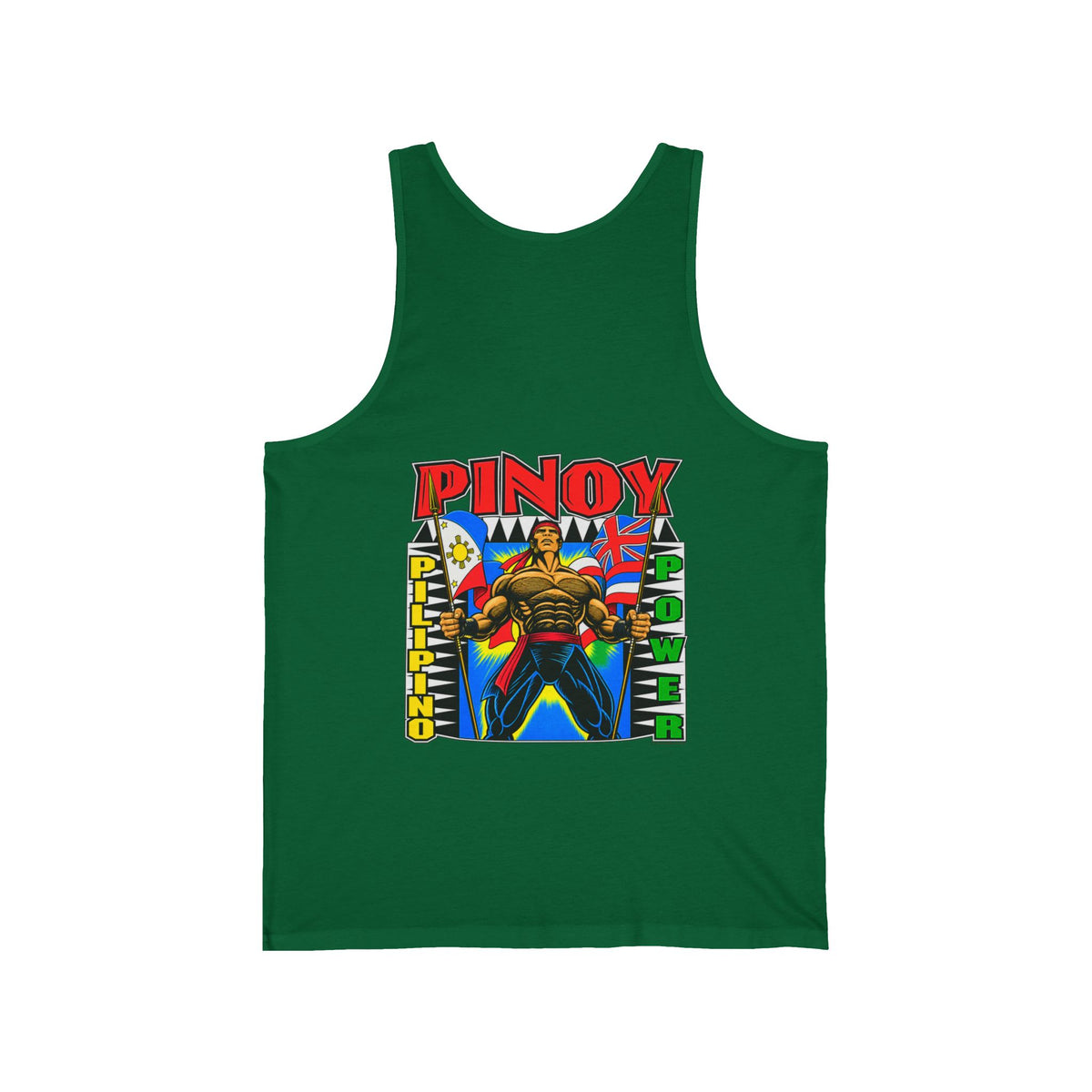 Filipino Strength Pinoy Pilipino Power Unisex Jersey Tank