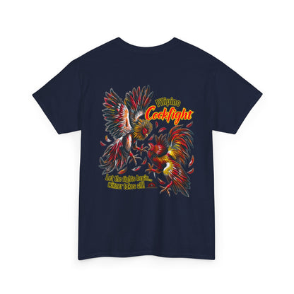 Filipino Strength Filipino Cockfight Vintage Design 90s New Print T-shirt Unisex Heavy Cotton Teetton Tee