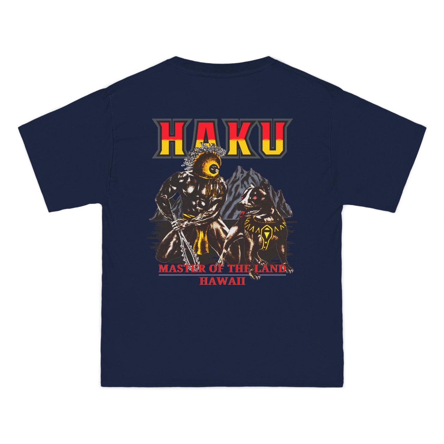 Hawaiian Strength Haku Master of the Land Hawaii Vintage Design 90s New Print Beefy-T®  Short-Sleeve T-Shirt