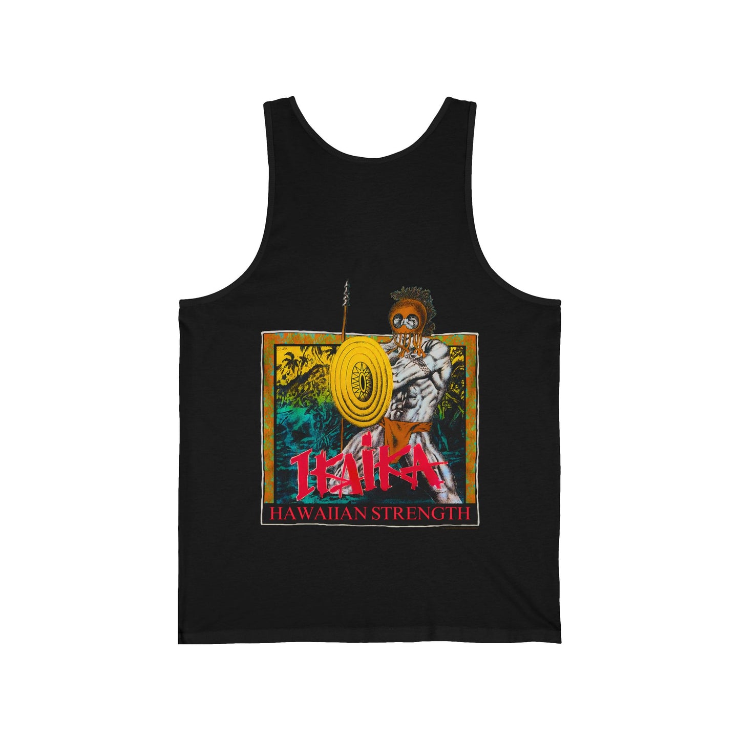 Hawaiian Strength Ikaika Hawaiian Strength Vintage Design 90s New Print Unisex Jersey Tank