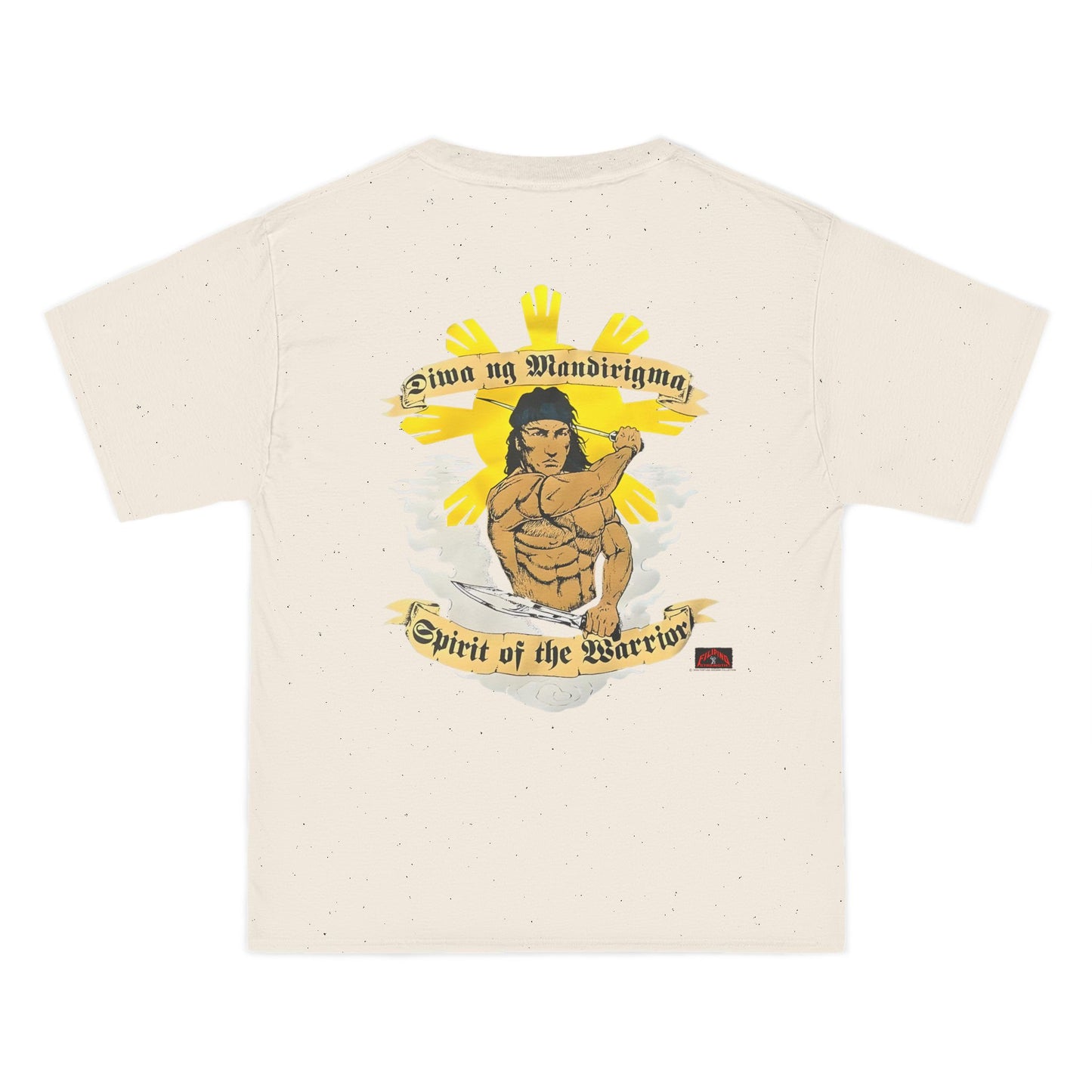 Filipino Strength Spirit of the Warrior Diwa ng Mandirigma Vintage Design 90s New Print Beefy-T®  Short-Sleeve T-Shirt