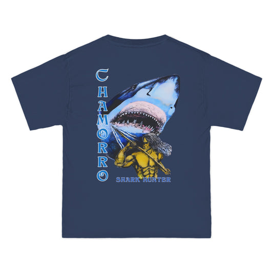 Chamorro Warrior Guam Chamorro Shark Hunter Vintage Design 90s New Print Beefy-T®  Short-Sleeve T-Shirt