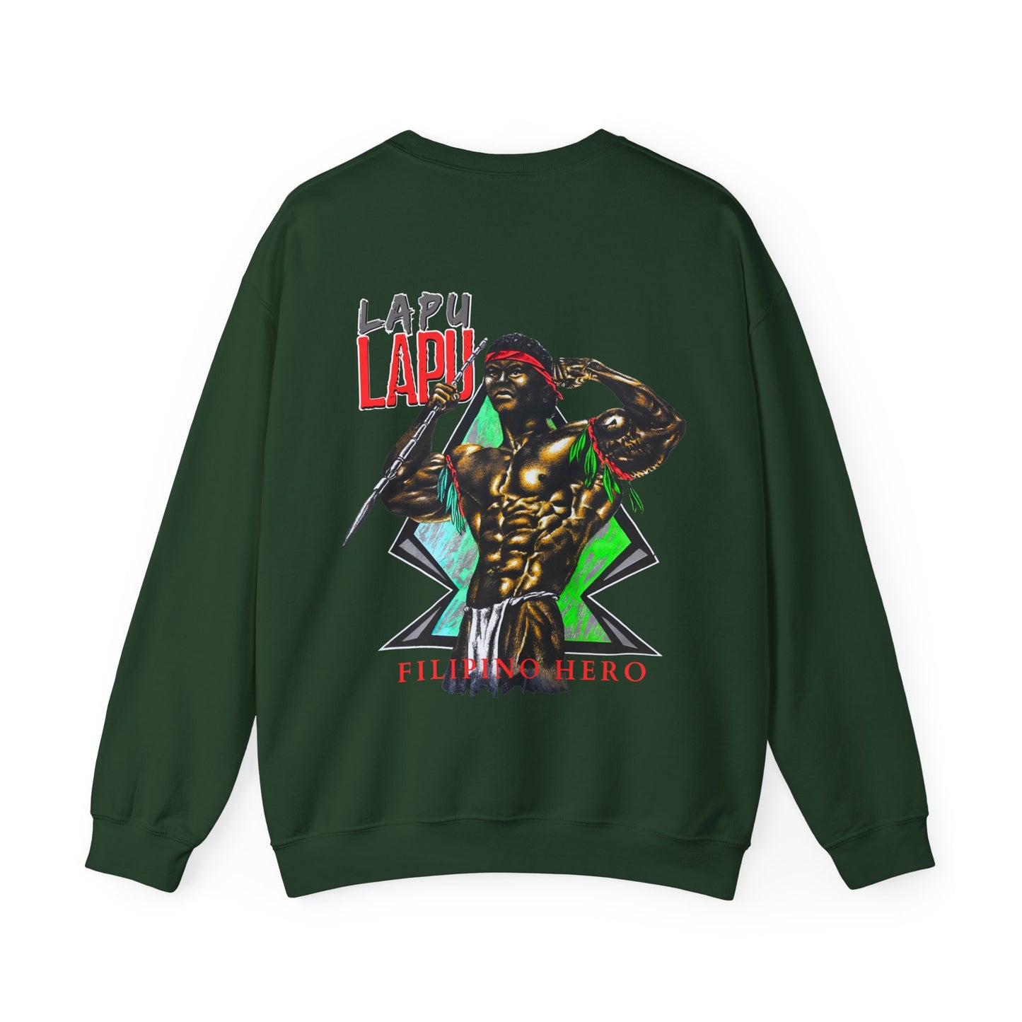 Filipino Strength Lapu Lapu Filipino Hero Vintage Design 90s New Print Unisex Heavy Blend™ Crewneck Sweatshirt