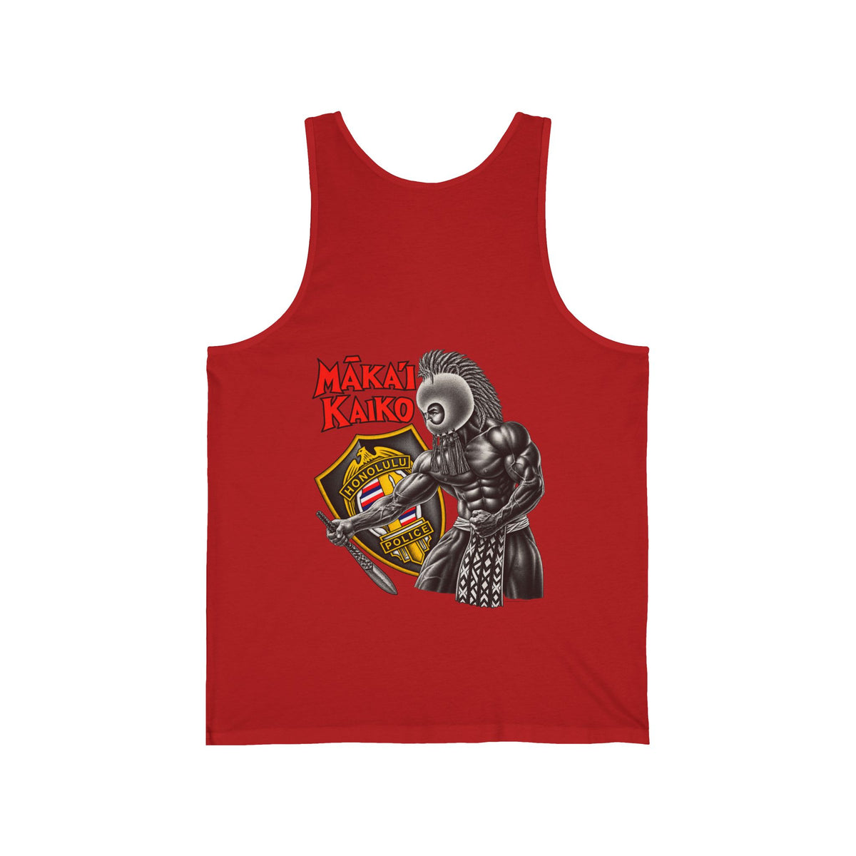 Hawaiian Strength Maka'i Kaiko Honolulu Police Unisex Jersey Tank