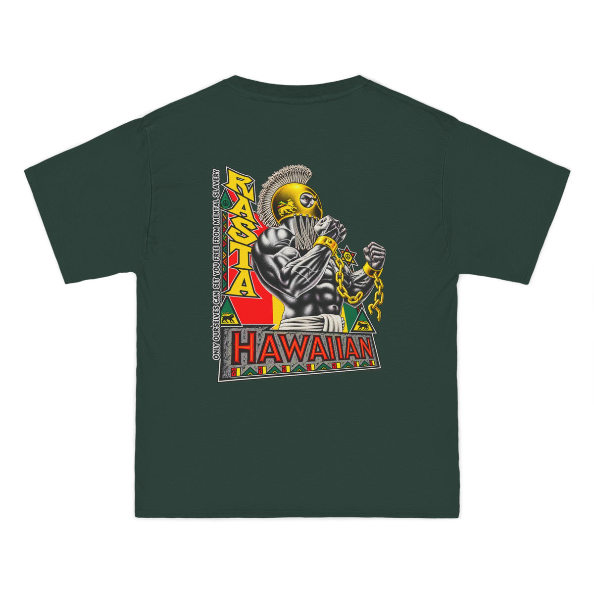 Hawaiian Strength Hawaiian Rasta Beefy-T®  Short-Sleeve T-Shirt