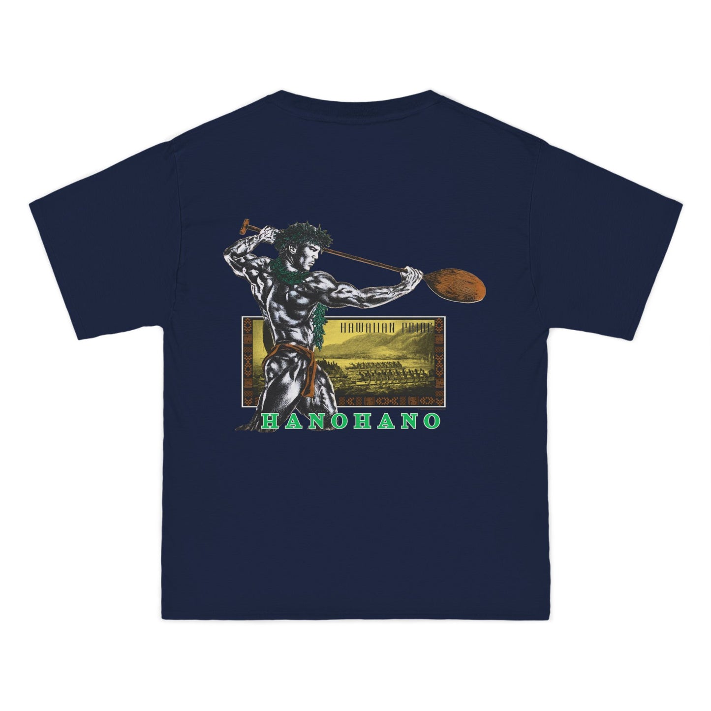 Hawaiian Strength Hanohano Hawaiian Pride Vintage 90s Design New Print Beefy-T®  Short-Sleeve T-Shirt