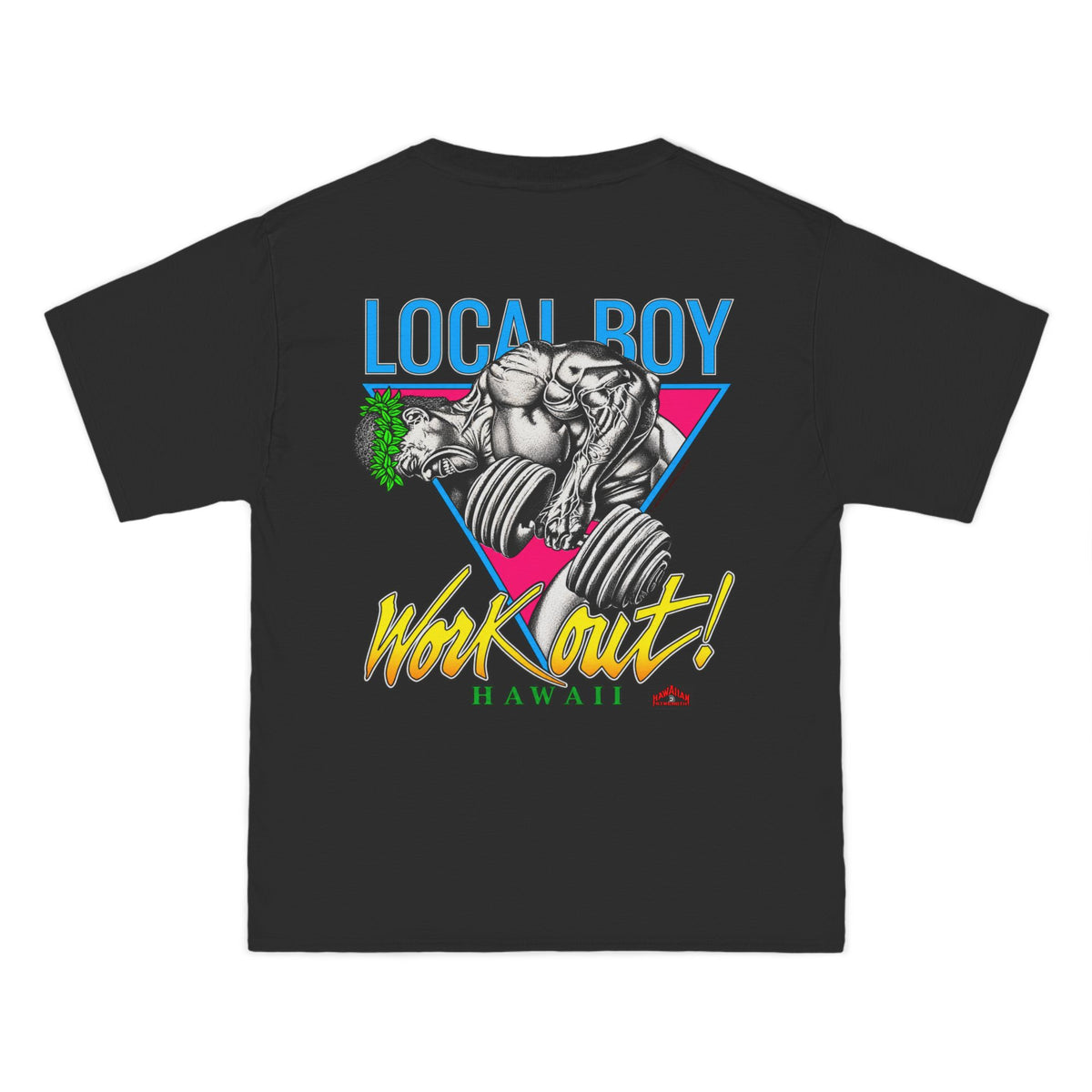 Hawaiian Strength Local Boy Work Out Hawaii Beefy-T®  Short-Sleeve T-Shirt