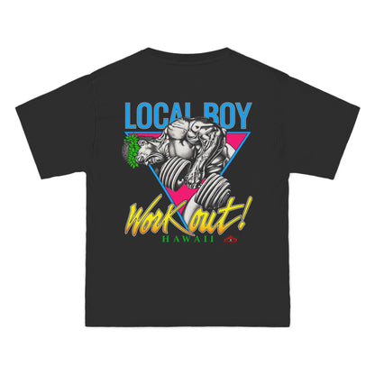 Hawaiian Strength Local Boy Work Out Hawaii Beefy-T®  Short-Sleeve T-Shirt