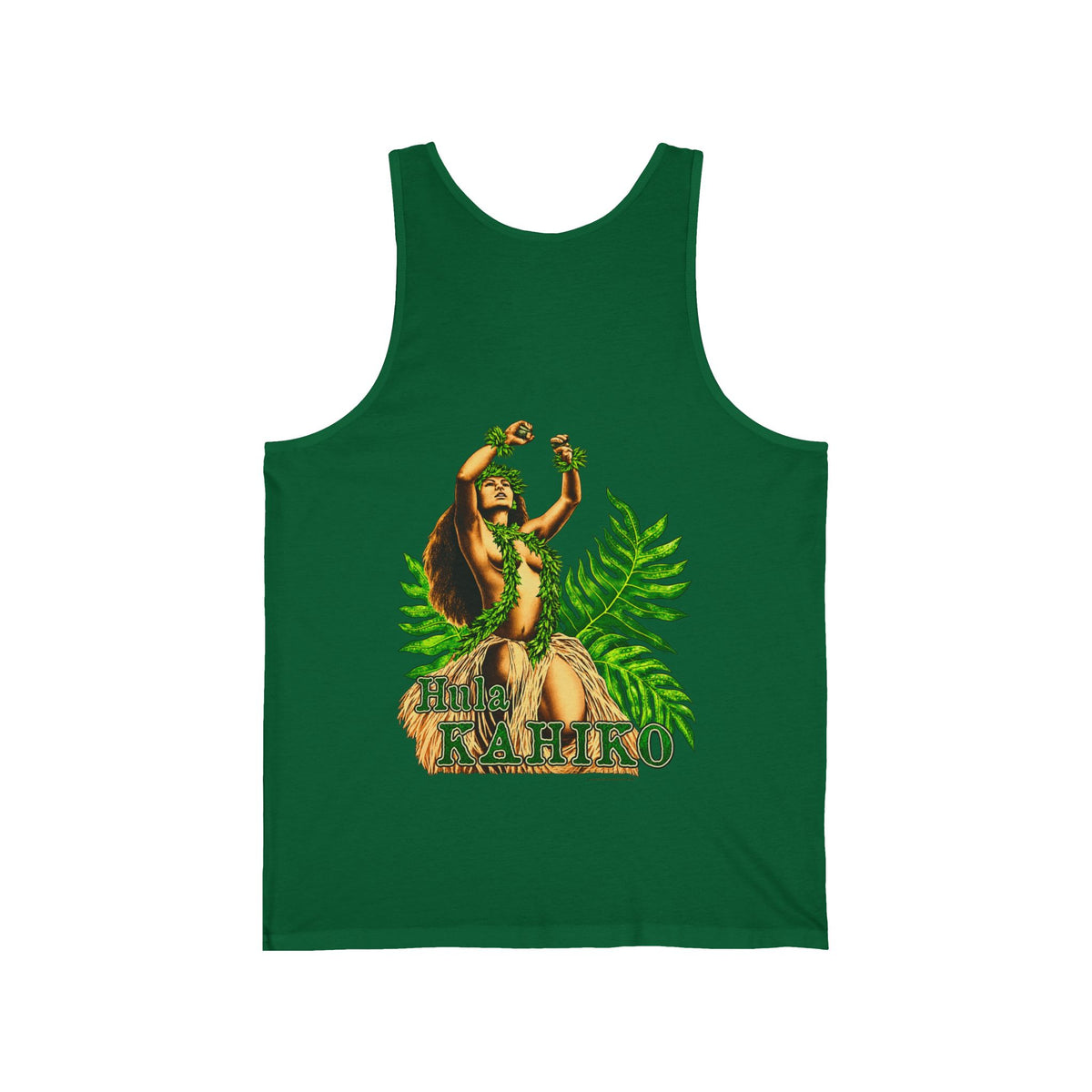 Hawaiian Strength Hula Kahiko Unisex Jersey Tank