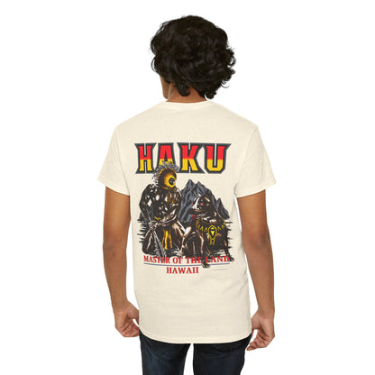 Hawaiian Strength Haku Master of the Land Hawaii Vintage Design 90s New Print Unisex Heavy Cotton Tee