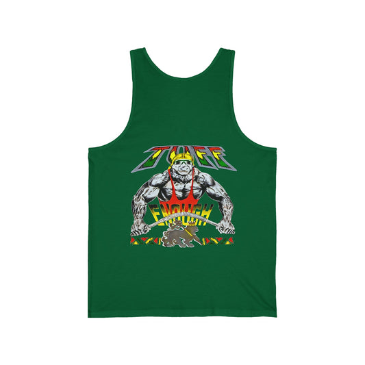 Jawaiian Strength Tuff Enough Vintage Design 90s New Print Unisex Jersey Tank