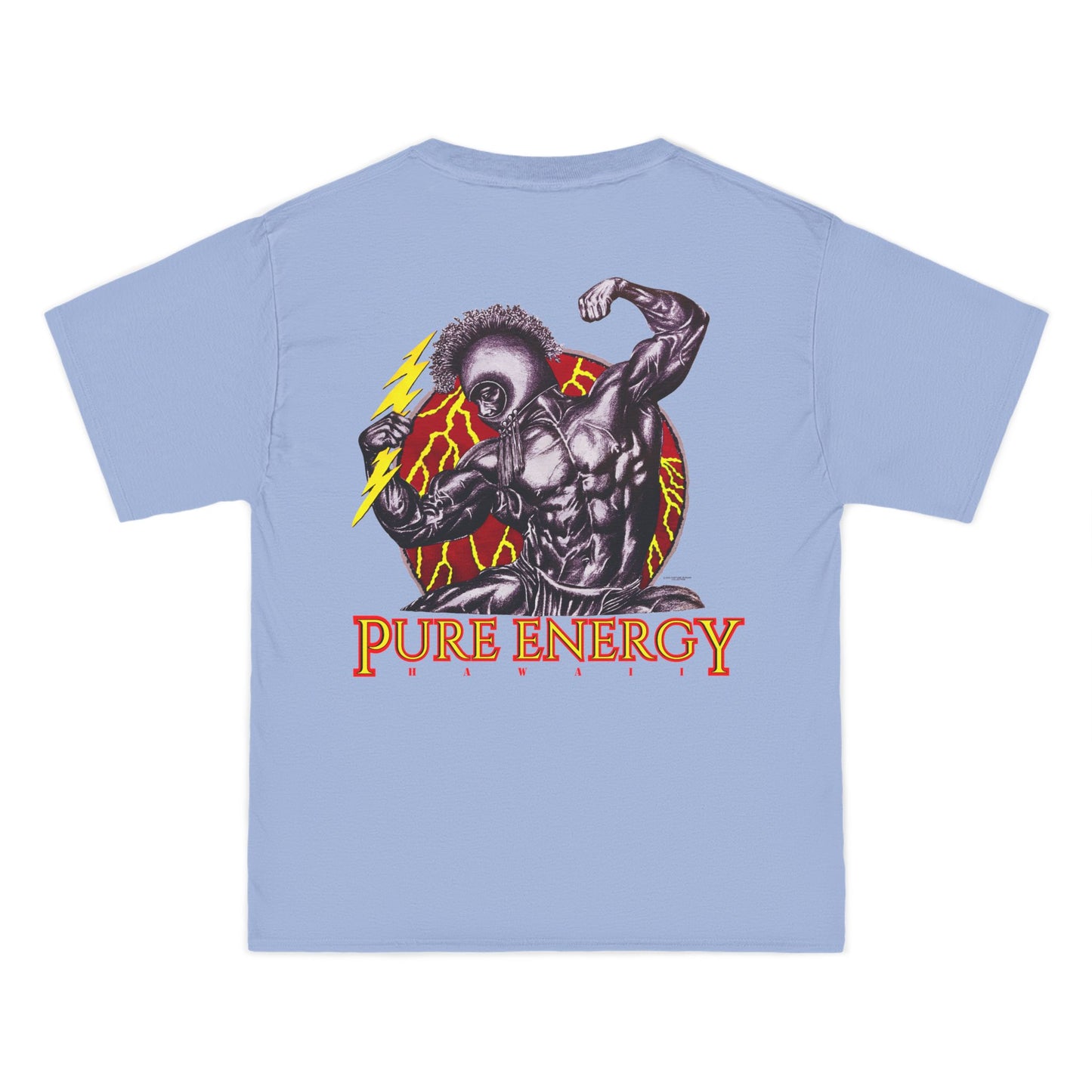 Hawaiian Strength Pure Energy Hawaii Vintage Design 90s New Print Beefy-T®  Short-Sleeve T-Shirt