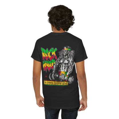 Jawaiian Strength Rock Hard The Original Reggae Style Vintage 90s Design New Print Unisex Heavy Cotton Tee