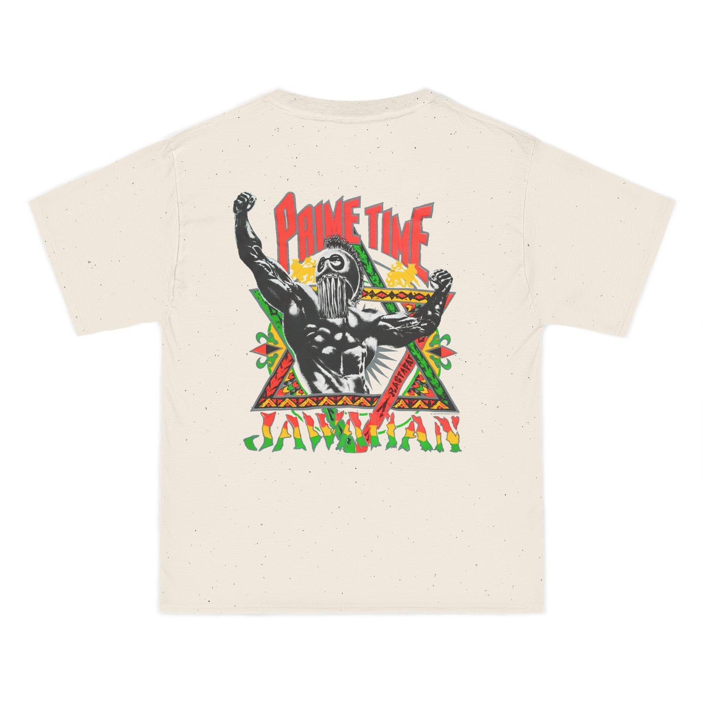 Jawaiian Strength Prime Time Jawaiian Vintage Design 90s New Print Beefy-T®  Short-Sleeve T-Shirt