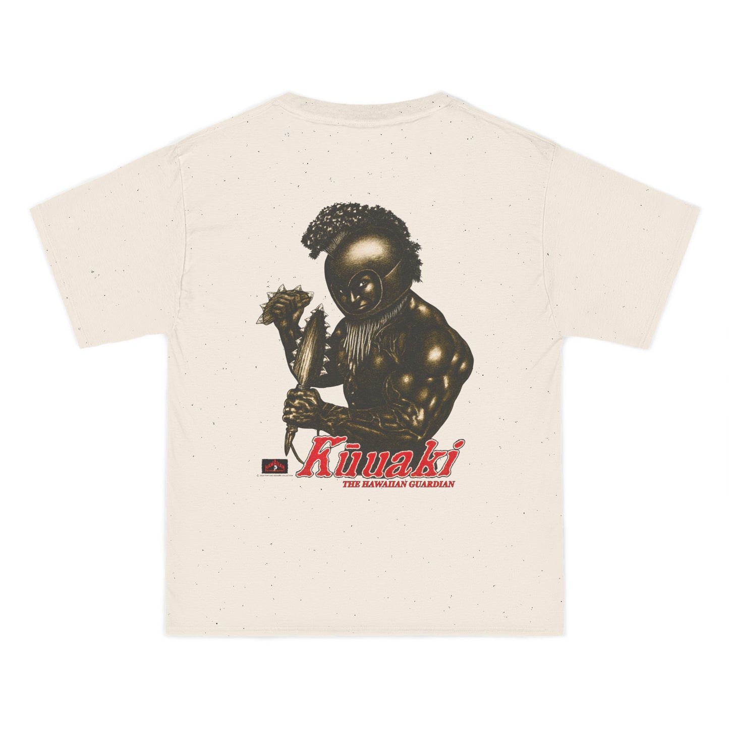 Hawaiian Strength Kῡuaki The Hawaiian Guardian Vintage Design 90s New Print Beefy-T®  Short-Sleeve T-Shirt