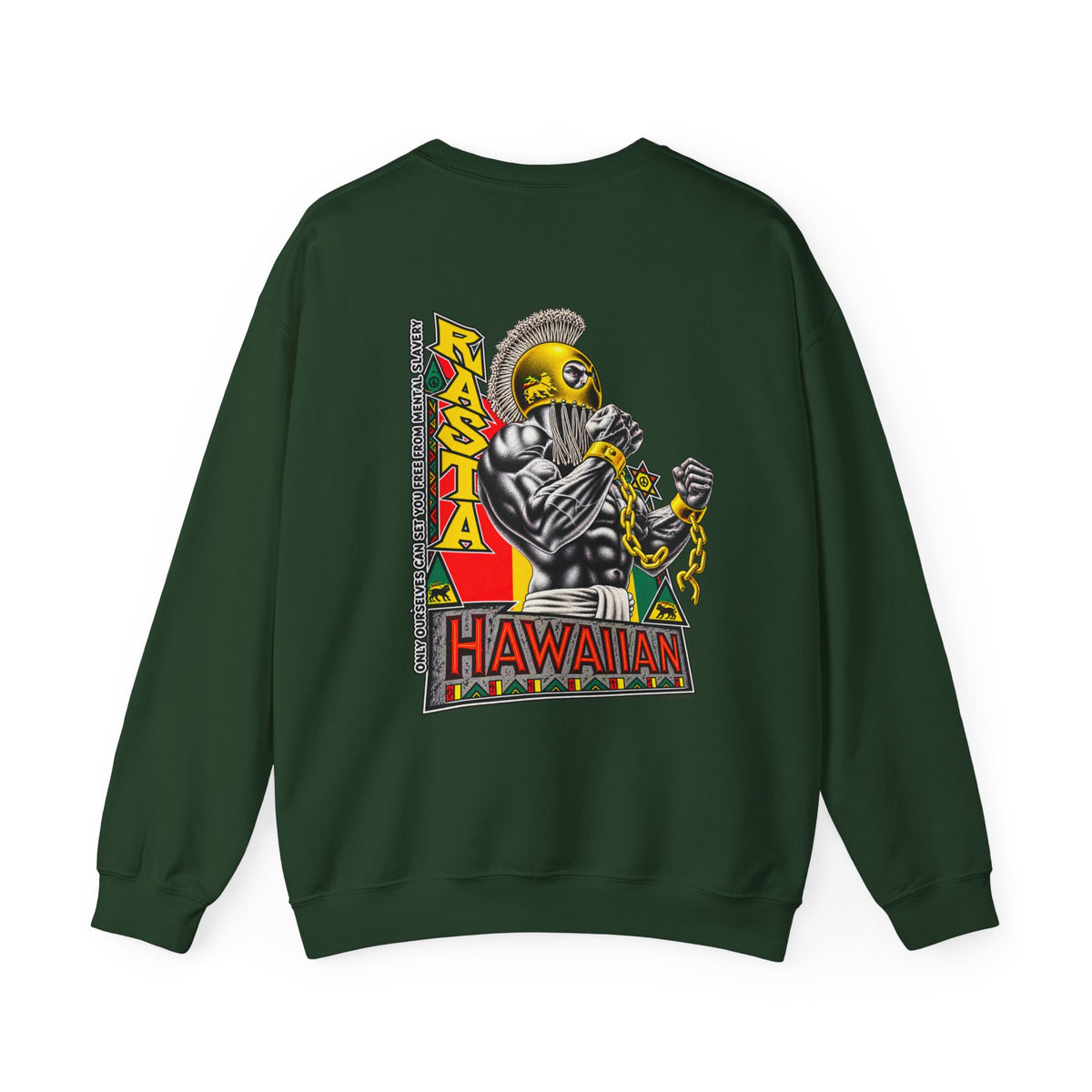 Hawaiian Strength Hawaiian Rasta Unisex Heavy Blend™ Crewneck Sweatshirt