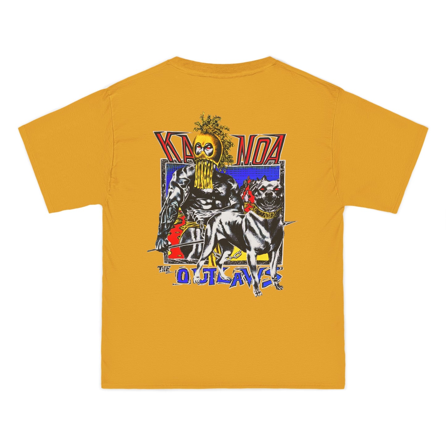 Hawaiian Strength Kanoa The Outlaws Vintage Design 90s New Print Beefy-T®  Short-Sleeve T-Shirt