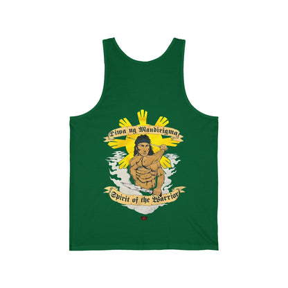 Filipino Strength Spirit of the Warrior Diwa ng Mandirigma Vintage Design 90s New Print Unisex Jersey Tank