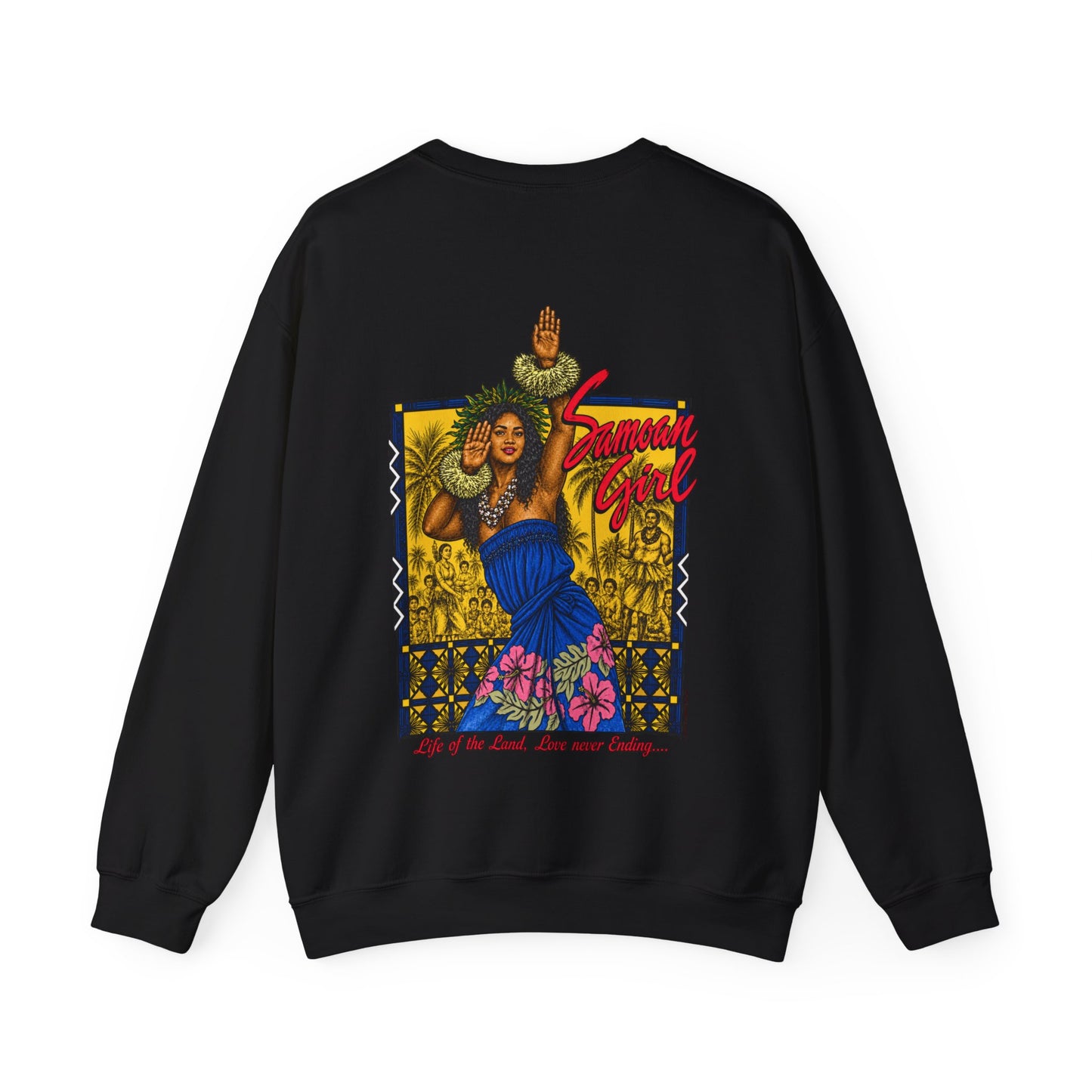 Samoan Strength Samoan Girl Unisex Heavy Blend™ Crewneck Sweatshirt