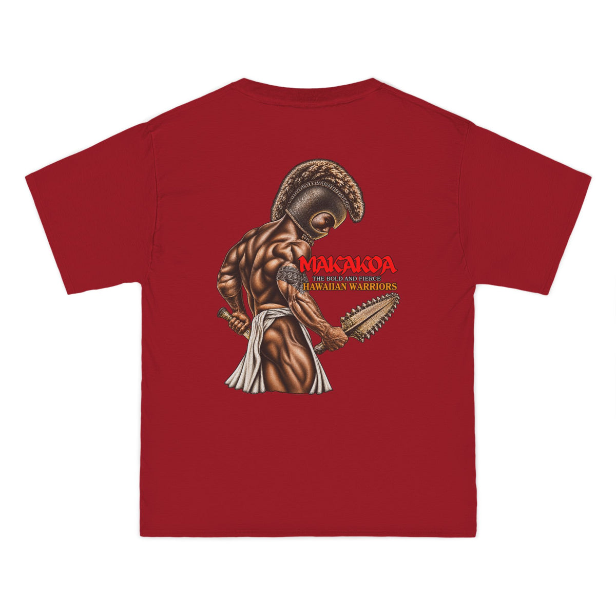 Hawaiian Strength Makakoa The Bold and Fierce Hawaiian Warriors Beefy-T®  Short-Sleeve T-Shirt