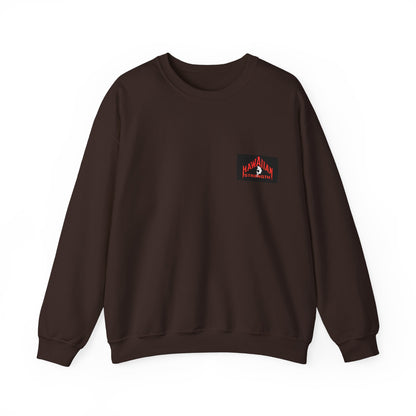 Hawaiian Strength Hawaiian Power Mana Vintage Design 90s New Print Unisex Heavy Blend™ Crewneck Sweatshirt