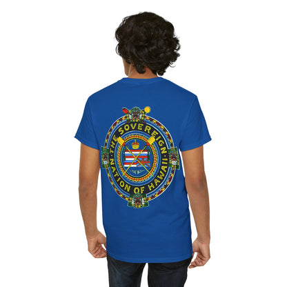 Hawaiian Strength The Sovereign Nation of Hawaii Vintage Design 90s New Print Unisex Heavy Cotton Tee