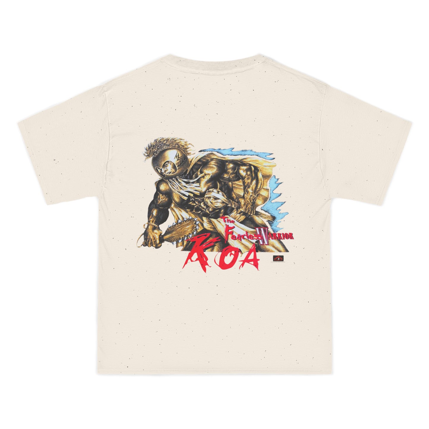 Hawaiian Strength The Fearless Warrior Koa Vintage Design 90s New Print Beefy-T®  Short-Sleeve T-Shirt