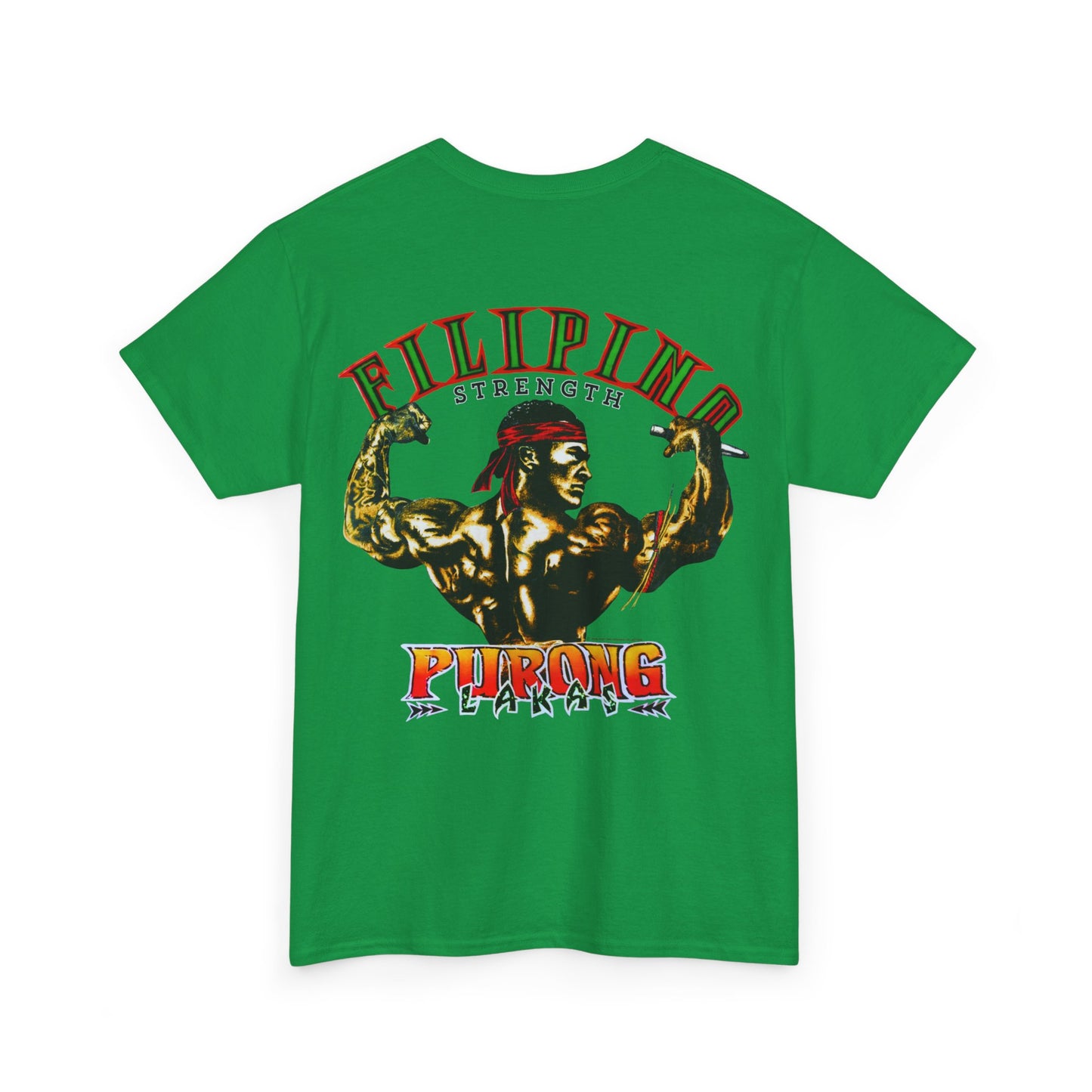 Filipino Strength Purong Lakas Vintage Design 90s New Print T-shirt Unisex Heavy Cotton Tee