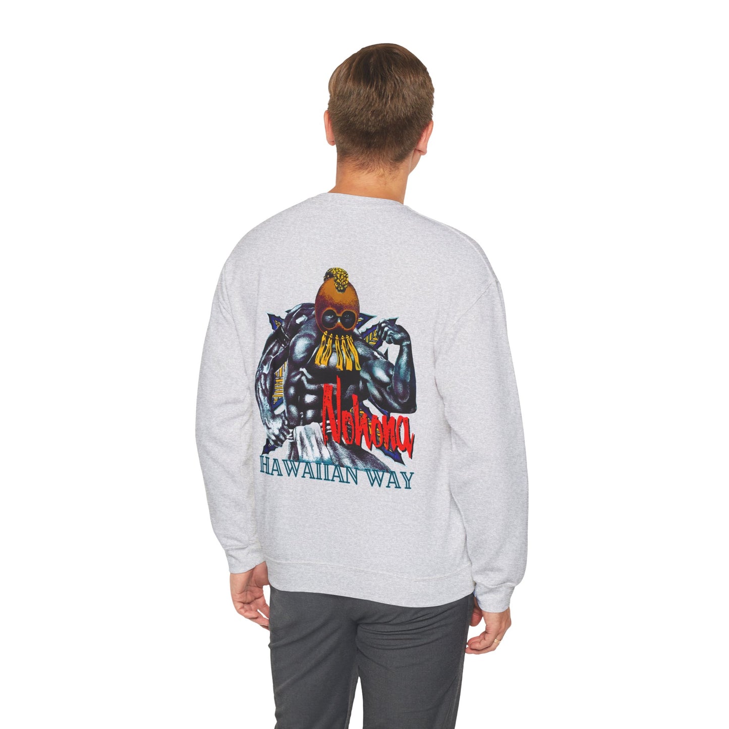 Hawaiian Strength Hawaiian Way Nohona Vintage Design 90s New Print Unisex Heavy Blend™ Crewneck Sweatshirt