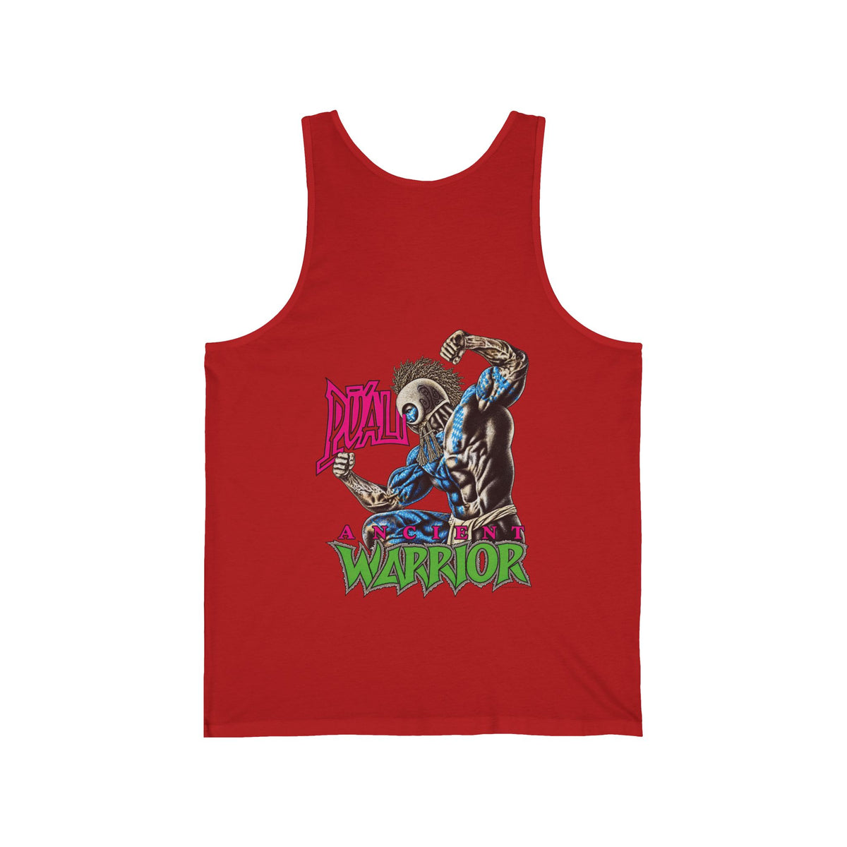 Hawaiian Strength Puali Ancient Warrior Unisex Jersey Tank