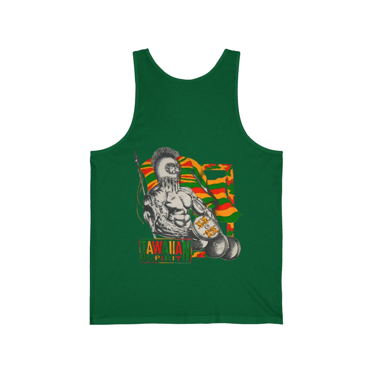 Jawaiian Strength Jawaiian Spirit Vintage Design 90s New Print Unisex Jersey Tank