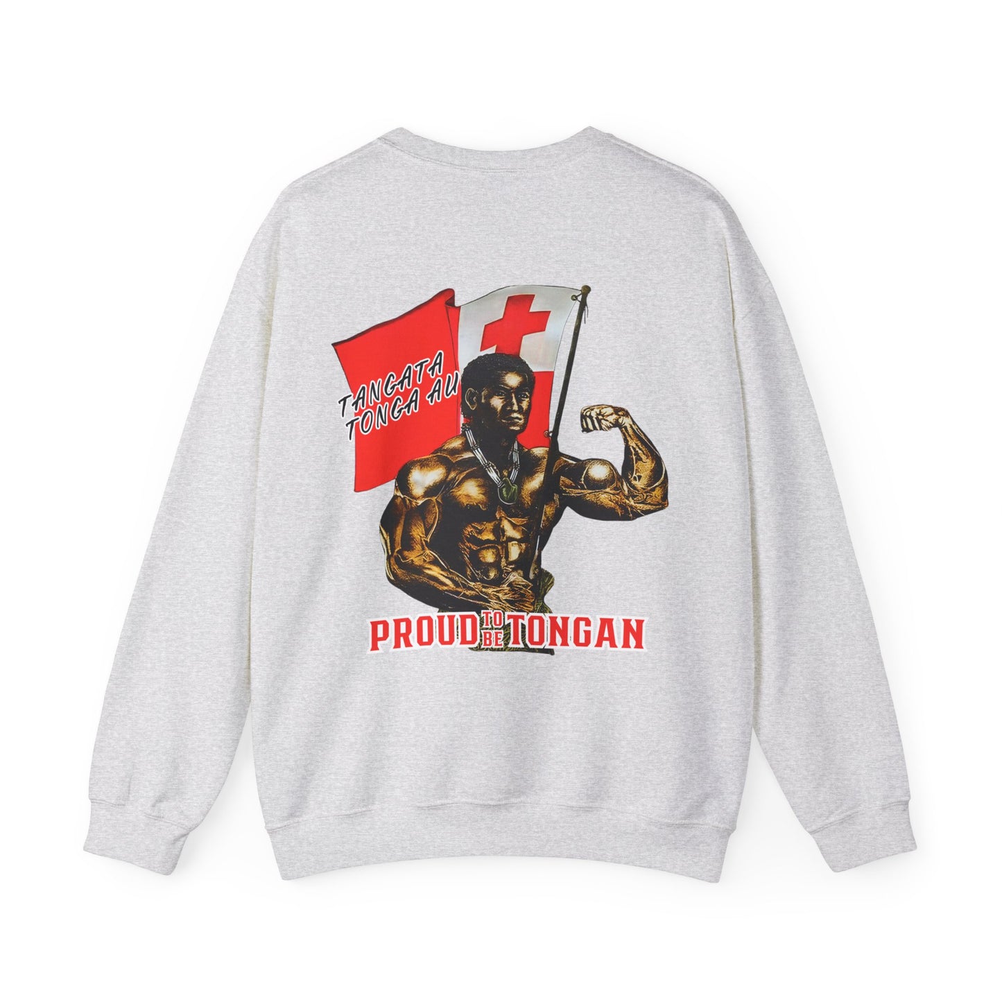 Local Strength Proud To Be Tongan Tangata Tonga Au Vintage Design 90s New Print Unisex Heavy Blend™ Crewneck Sweatshirt