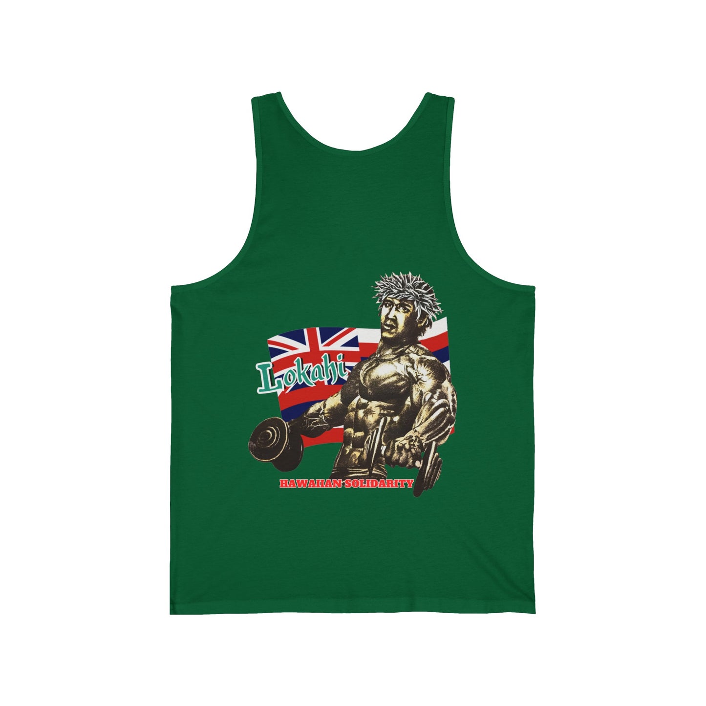 Hawaiian Strength Lokahi Hawaiian Solidarity Vintage Design 90s New Print Unisex Jersey Tank