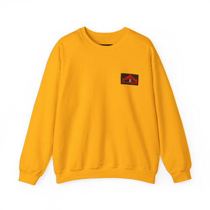 Hawaiian Strength Makakoa The Bold and Fierce Hawaiian Warriors Unisex Heavy Blend™ Crewneck Sweatshirt