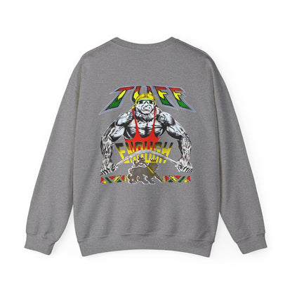 Jawaiian Strength Tuff Enough Vintage Design 90s New Print Unisex Heavy Blend™ Crewneck Sweatshirt