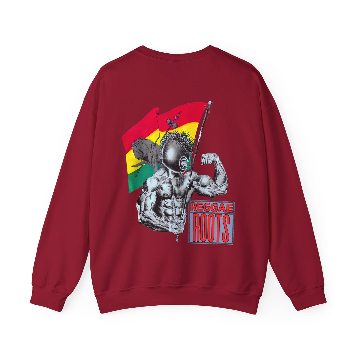 Jawaiian Strength Reggae Roots Vintage Design 90s New Print Unisex Heavy Blend™ Crewneck Sweatshirt