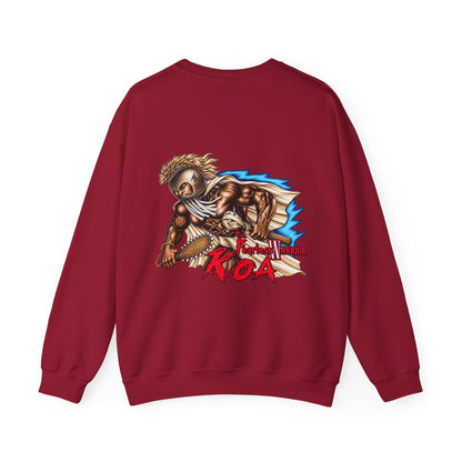 Hawaiian Strength The Fearless Warrior Koa Unisex Heavy Blend™ Crewneck Sweatshirt