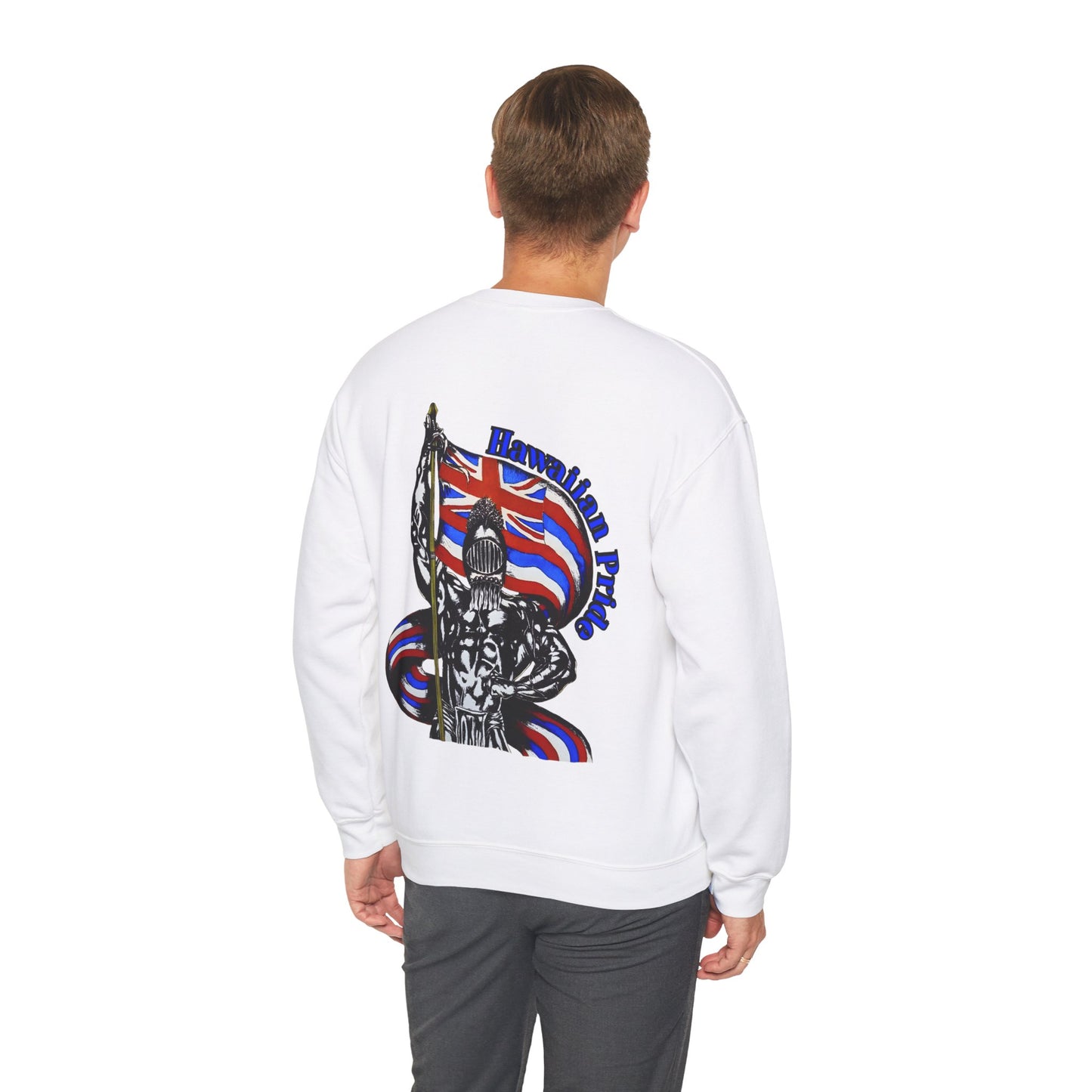 Hawaiian Strength Hawaiian Pride Vintage Design 90s New Print Unisex Heavy Blend™ Crewneck Sweatshirt