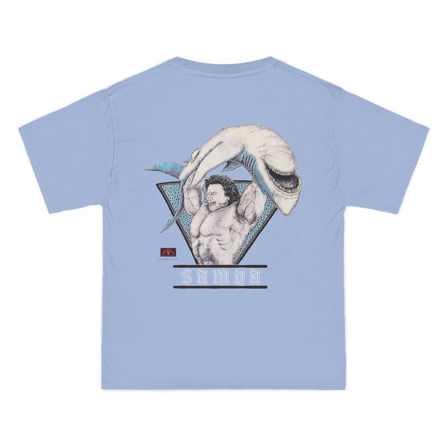 Samoan Strength Samoa Vintage 90s Design New Print Beefy-T®  Short-Sleeve T-Shirt