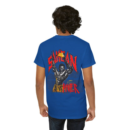 Samoan Strength Samoan Power Vintage Design 90s New Print Unisex Heavy Cotton Tee