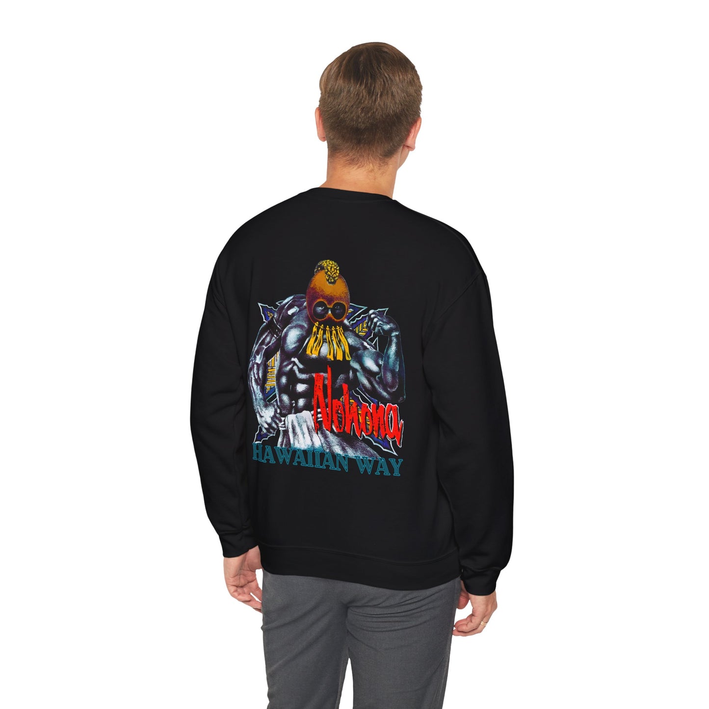 Hawaiian Strength Hawaiian Way Nohona Vintage Design 90s New Print Unisex Heavy Blend™ Crewneck Sweatshirt