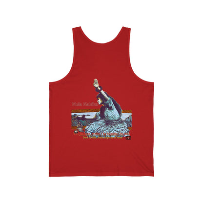 Hawaiian Strength Hula Kahiko Dare to Hula Leave Shyness at Home Vintage Design 90s New Print Unisex Jersey Tank